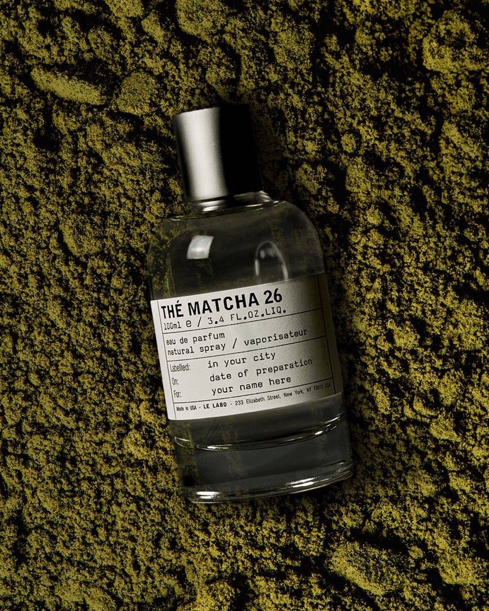 Флакон Le Labo Thé Matcha 26 на порошке матча